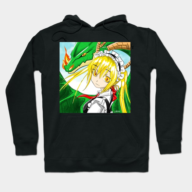 tohru the dragon maid Hoodie by jorge_lebeau